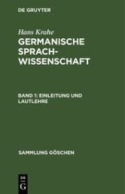 Cover von Einleitung und Lautlehre