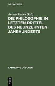 Cover von Die Philosophie im letzten Drittel des neunzehnten Jahrhunderts