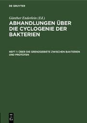 Cover von Über die Grenzgebiete zwischen Bakterien und Prototen