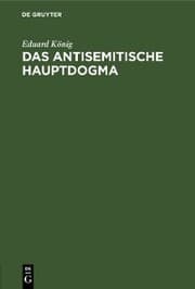 Cover von Das antisemitische Hauptdogma