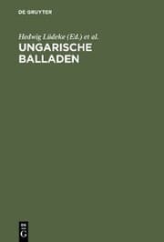 Cover von Ungarische Balladen