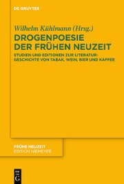 Cover von Drogenpoesie der Frühen Neuzeit