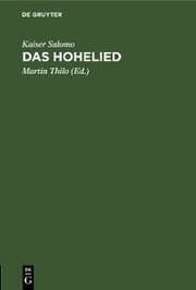 Cover von Das Hohelied