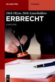 Cover von Erbrecht