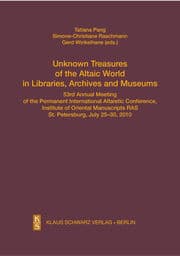 Cover von Unknown Treasures of the Altaic World in Libraries, Archives and Museums
