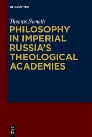 Cover von Philosophy in Imperial Russias Theological Academies
