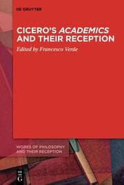 Cover von Cicero's Academics and Their Reception