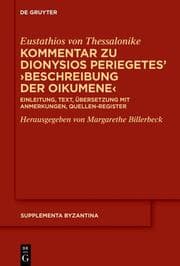 Cover von Kommentar zu Dionysios Periegetes Beschreibung der Oikumene