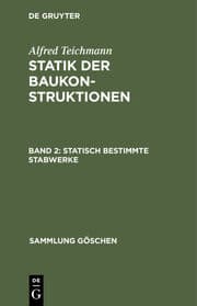 Cover von Statisch bestimmte Stabwerke
