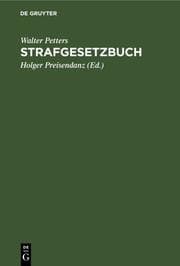 Cover von Strafgesetzbuch