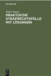 Cover von Praktische Strafrechtsfälle mit Lösungen