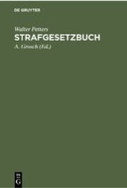 Cover von Strafgesetzbuch