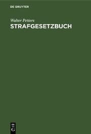 Cover von Strafgesetzbuch