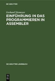 Cover von Einführung in das Programmieren in ASSEMBLER