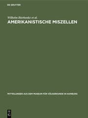 Cover von Amerikanistische Miszellen