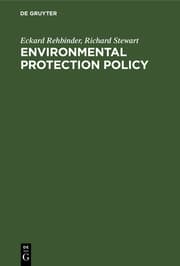 Cover von Environmental Protection Policy