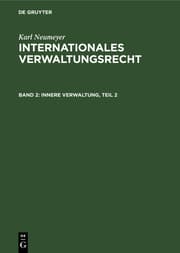 Cover von Innere Verwaltung, Teil 2