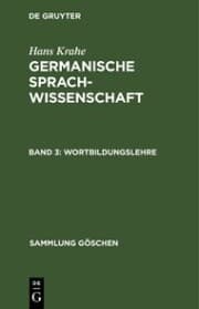 Cover von Wortbildungslehre
