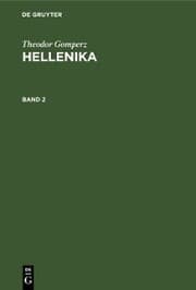 Cover von Theodor Gomperz: Hellenika. Band 2