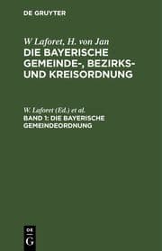 Cover von Die Bayerische Gemeindeordnung