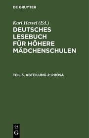 Cover von Prosa