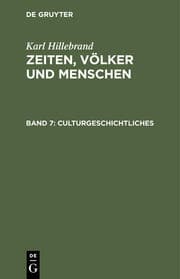 Cover von Culturgeschichtliches