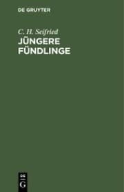 Cover von Jüngere Fündlinge