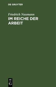 Cover von Im Reiche der Arbeit