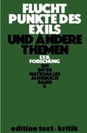 Cover von Fluchtpunkte des Exils und andere Themen