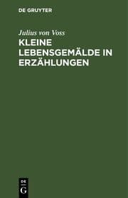 Cover von Kleine Lebensgemälde in Erzählungen