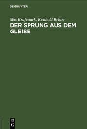 Cover von Der Sprung aus dem Gleise