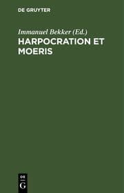 Cover von Harpocration et Moeris