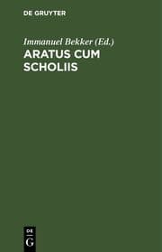 Cover von Aratus cum scholiis