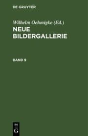 Cover von Neue Bildergallerie. Band 9
