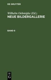 Cover von Neue Bildergallerie. Band 8