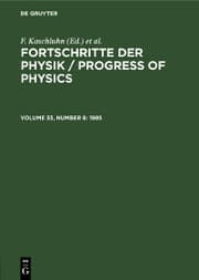 Cover von 1985