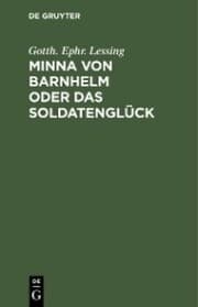 Cover von Minna von Barnhelm oder das Soldatenglück