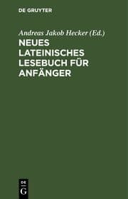 Cover von Neues lateinisches Lesebuch für Anfänger