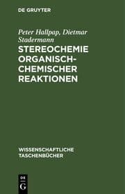 Cover von Stereochemie organisch-chemischer Reaktionen