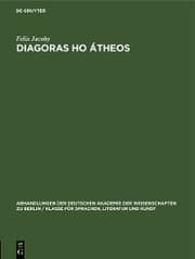Cover von Diagoras ho átheos