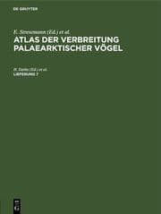 Cover von Atlas der Verbreitung palaearktischer Vögel. Lieferung 7