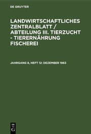 Cover von Dezember 1963