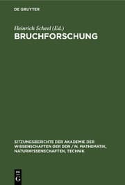 Cover von Bruchforschung