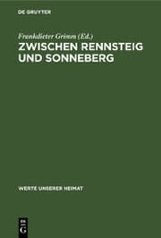Cover von Zwischen Rennsteig und Sonneberg