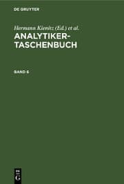 Cover von Analytiker-Taschenbuch. Band 6