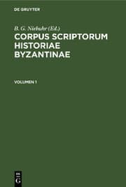 Cover von Corpus scriptorum historiae Byzantinae. Theophanis Chronographia. Volumen 1