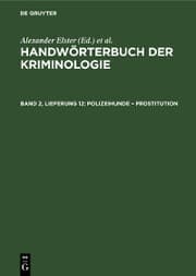 Cover von Polizeihunde - Prostitution