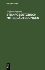 Cover von Strafgesetzbuch mit Erläuterungen