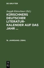Cover von 1894