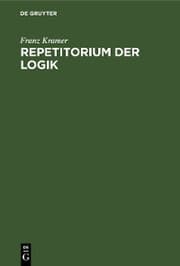 Cover von Repetitorium der Logik